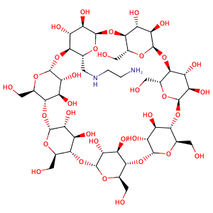 6A-[(2-aminoethyl)amino]-6A-deoxy- beta-Cyclodextrin,CAS No. 60984-63-6.
