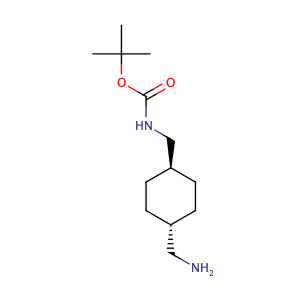 trans-4-(Boc-aminomethyl)-cyclohexanemethanamine,CAS No. 166168-16-7.