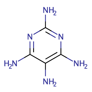 2,4,5,6-Tetraaminopyrimidine,CAS No. 1004-74-6.