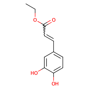 Ethyl caffeate,CAS No. 102-37-4.