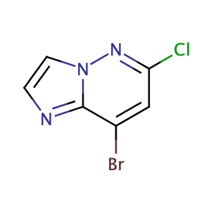 8-Bromo-6-chloroimidazo[1,2-b]pyridazine,CAS No. 933190-51-3.