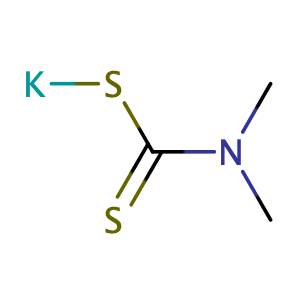 Potassium dimethyldithiocarbamate,CAS No. 128-03-0.