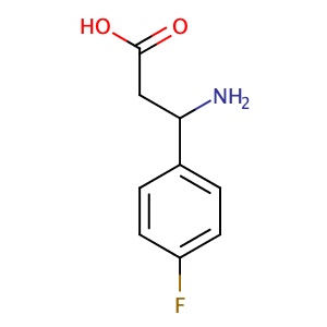 3-Amino-3-(4-fluorophenyl)propanoic acid,CAS No. 325-89-3.