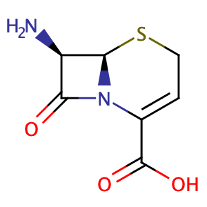 (6R,7R)-7-Amino-8-oxo-5-thia-1-azabicyclo[4.2.0]oct-2-ene-2-carboxylic acid,CAS No. 36923-17-8.