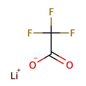 LITHIUM TRIFLUOROACETATE,CAS No. 2923-17-3.