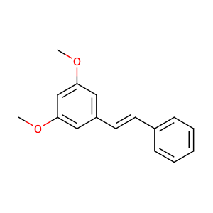 (E)-3,5-DIMETHOXYSTILBENE,CAS No. 21956-56-9.