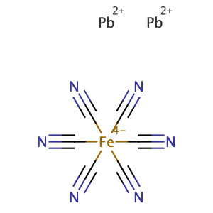 LEAD FERROCYANIDE,CAS No. 14402-61-0.