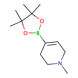 1-Methyl-1,2,3,6-tetrahydropyridine-4-boronic acid pinacol ester,CAS No. 454482-11-2.