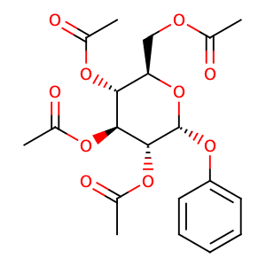 PHENYL 2,3,4,5-TETRA-O-ACETYL-ALPHA-D-GLUCOPYRANOSIDE,CAS No. 3427-45-0.