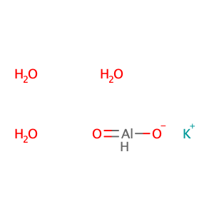 POTASSIUM ALUMINATE TRIHYDRATE,CAS No. 37280-47-0.