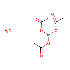 INDIUM(III) ACETATE HYDRATE,CAS No. 304671-64-5.