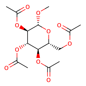 METHYL .BETA.-D-GLUCOPYRANOSIDE TETRAACETATE,CAS No. 4860-85-9.