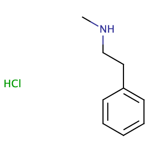 PHENETHYLAMINE, N-METHYL-, HYDROCHLORIDE,CAS No. 4104-43-2.