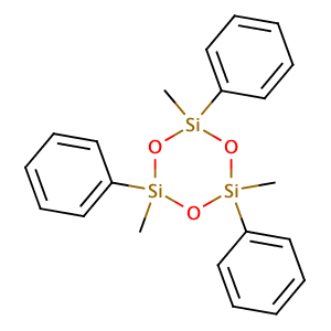 1,3,5-TRIMETHYL-1,3,5-TRIPHENYLCYCLOTRISILOXANE,CAS No. 546-45-2.