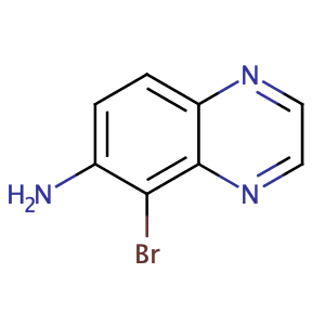 5-Bromoquinoxalin-6-amine,CAS No. 50358-63-9.