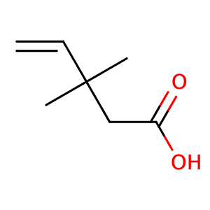 3,3-DIMETHYL-4-PENTENOIC ACID,CAS No. 7796-73-8.