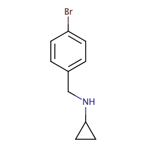 (4-BROMOBENZYL)CYCLOPROPYLAMINE(SALTDATA: HCL),CAS No. 70894-73-4.