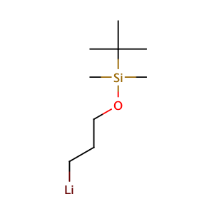 3-(T-BUTYLDIMETHYLSILOXY)-1-PROPYL LITHIUM,CAS No. 97057-70-0.