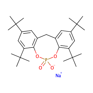 Sodium 2,2'-methylene-bis-(4,6-di-tert-butylphenyl)phosphate,CAS No. 85209-91-2.