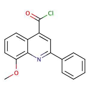 8-METHOXY-2-PHENYLQUINOLINE-4-CARBONYL CHLORIDE,CAS No. 1260837-66-8.