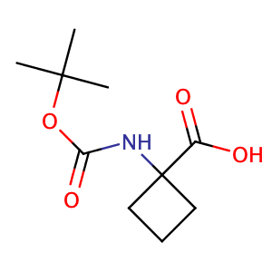 N-Boc-1-aminocyclobutanecarboxylic acid,CAS No. 120728-10-1.