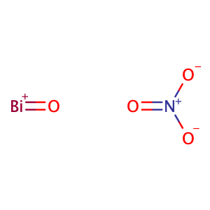 Bismuth nitrate oxide,CAS No. 10361-46-3.
