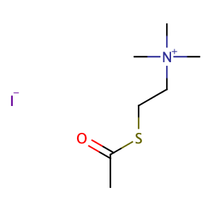 Ethanaminium, 2-(acetylthio)-N,N,N-trimethyl-, iodide,CAS No. 1866-15-5.