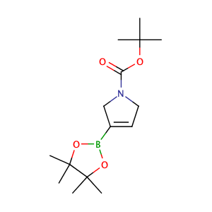 2,5-dihydro-3-(4,4,5,5-tetramethyl-1,3,2-dioxaborolan-2-yl)-1H-pyrrole-1-carboxylic acid, tert-butyl ester,CAS No. 212127-83-8.