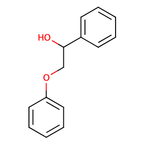 2-phenoxy-1-phenylethanol,CAS No. 4249-72-3.