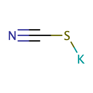 potassium thiocyanate KSCN, low temperature, orthorombic,CAS No. 333-20-0.