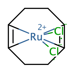 Dichloro(1,5-cyclooctadien)ruthenium(II) polymer,CAS No. 50982-13-3.