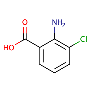 2-Amino-3-chloro-benzoic acid,CAS No. 6388-47-2.