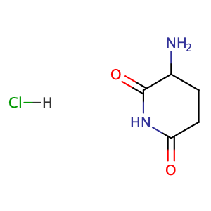 3-Amino-2,6-piperidinedione hydrochloride,CAS No. 24666-56-6.