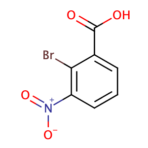 2-Bromo-3-nitrobenzoic acid,CAS No. 573-54-6.