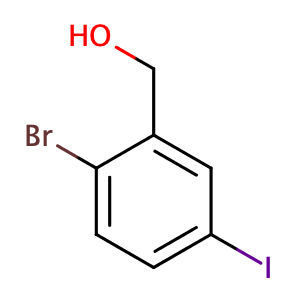 (2-bromo-5-iodophenyl)methanol,CAS No. 946525-30-0.