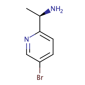 (R)-1-(5-bromopyridin-2-yl)ethanamine,CAS No. 953780-20-6.