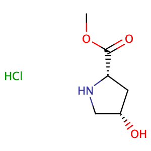 cis-4-Hydroxy-L-proline methyl ester hydrochloride,CAS No. 40126-30-5.