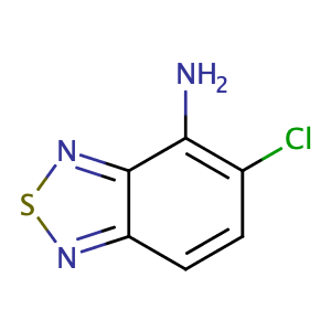4-Amino-5-chloro-2,1,3-benzothiadiazole,CAS No. 30536-19-7.