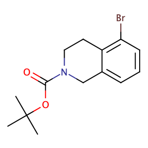 tert-Butyl 5-bromo-3,4-dihydroisoquinoline-2(1H)-carboxylate,CAS No. 215184-78-4.