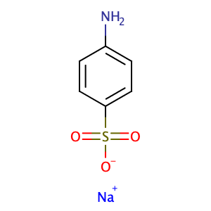 Sodium 4-aminobenzenesulfonate,CAS No. 515-74-2.
