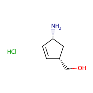 (1S,4R)-(4-Aminocyclopent-2-enyl)methanol hydrochloride,CAS No. 168960-19-8.