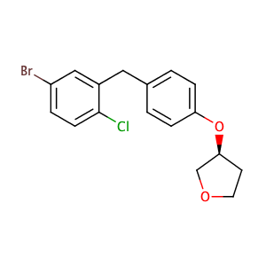 (3S)-3-[4-[(5-Bromo-2-chlorophenyl)methyl]phenoxy]tetrahydro-furan,CAS No. 915095-89-5.