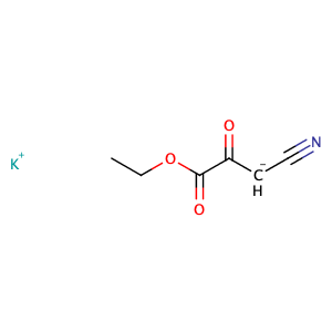 Potassium 1-cyano-3-ethoxy-2,3-dioxopropan-1-ide,CAS No. 92664-05-6.