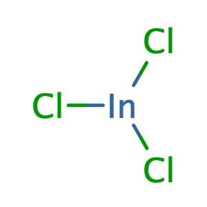Indium trichloride,CAS No. 10025-82-8.
