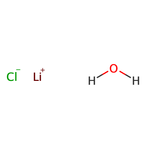 Lithium chloride hydrate,CAS No. 85144-11-2.