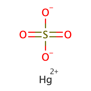 Mercury(II) sulfate,CAS No. 7783-35-9.