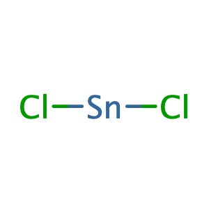Tin(II) chloride,CAS No. 7772-99-8.