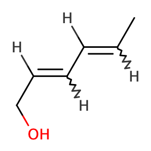 trans,trans-2,4-Hexadien-1-ol,CAS No. 17102-64-6.