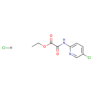 ethyl 2-(5-chloropyridin-2-ylamino)-2-oxoacetate HCl,CAS No. 1243308-37-3.