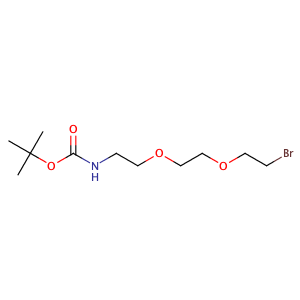 2-[2-(2-t-Boc-aminoethoxy]ethoxy]ethyl Bromide,CAS No. 165963-71-3.